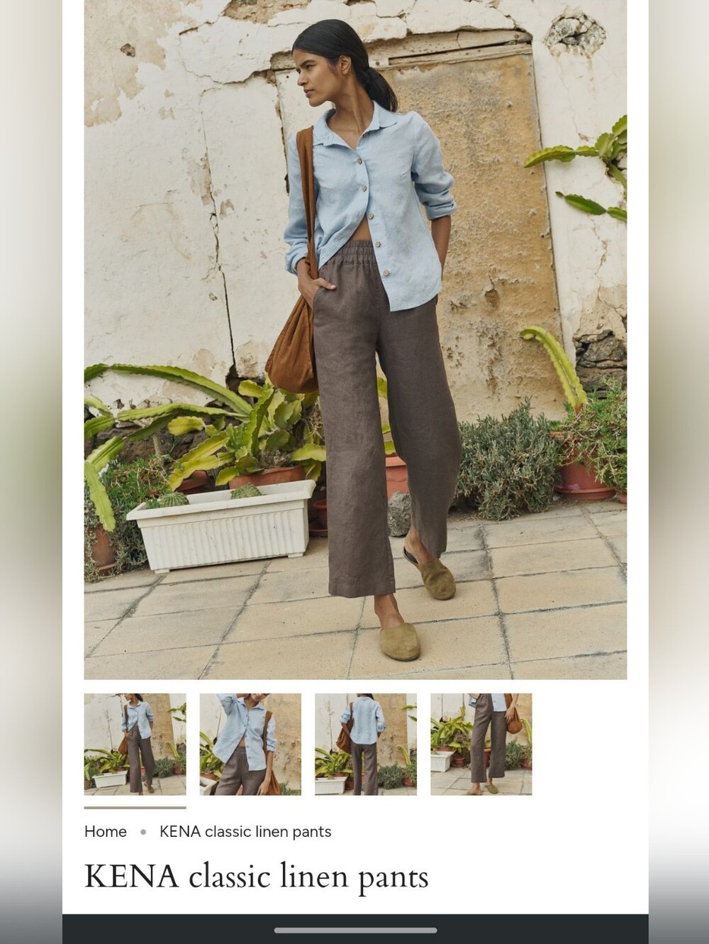notPERFECTLINEN Kena Pants